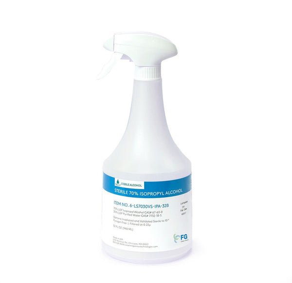 Sterile Isopropyl Alcohol Spray IPA, USP Grade