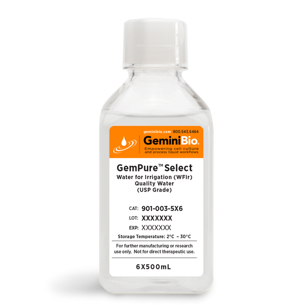 GemPure Select Water for Irrigation (WFIr) Quality Water (USP Grade)
