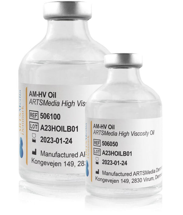 ARTSMedia Denmark High Viscosity Oil. For all IVF procedures needing oil overlay including IVF, ICSI, Biopsy, etc.