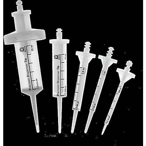 BRAND® PD-Tip™ II Precision Dispenser Tips for BRAND HandyStep Repeating Pipettes (Touch, Touch S, Electronic and S)