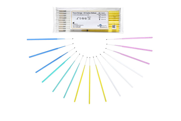 Cryotec vitrification devices. Excellent for oocyte and embryo vitrification.