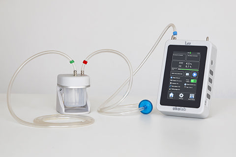 Leo 2.0 - CO2, O2, temperature, humidity, and gas flow analyzer