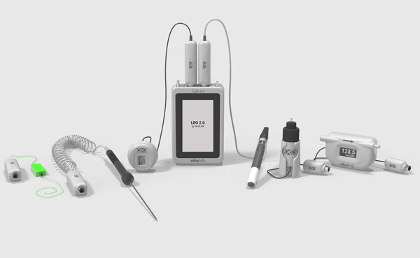 Leo 2.0 - CO2, O2, temperature, humidity, and gas flow analyzer