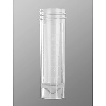 Self-Standing 5ml Conical Bottom Copolymer Screw Cap Centrifuge Tubes