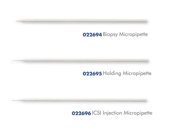 Micropipettes - ICSI Injection, Holding and Biopsy