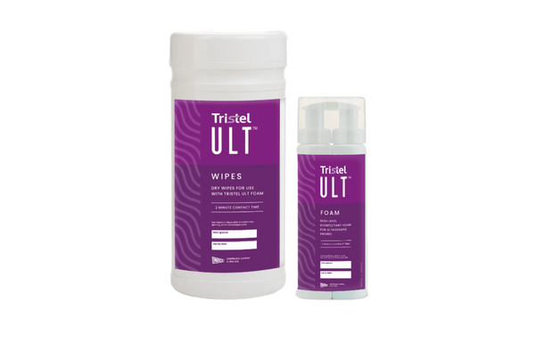 Tristel ULT ultrasound probe cleaner - Wipes and Foam