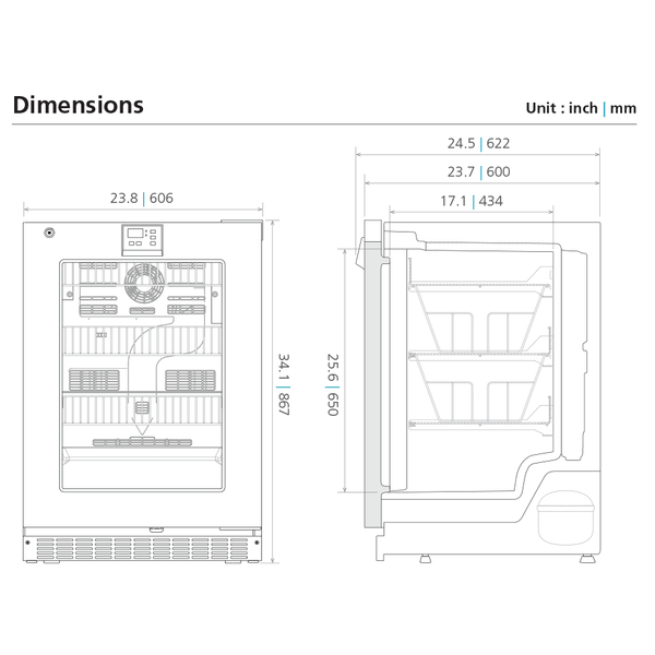 Undercounter Medical Refrigerator