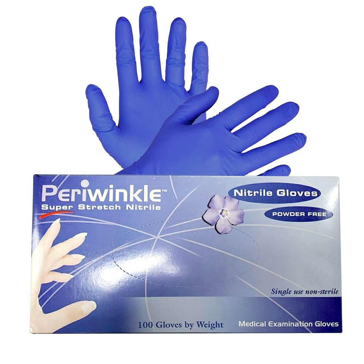 Periwinkle Soft Blue Nitrile Exam Gloves Xl Ivf Store