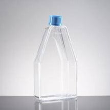 Falcon® Tissue Culture Flasks, Vented large bottle with blue capand triangular top