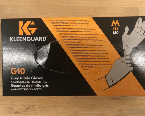 Box of G10 Grey Powder-Free Nitrile Gloves - IVF Store