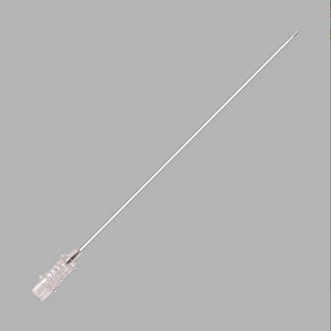 The ACE-M Manual Single Lumen Ovum Pickup Needle is used for laparoscopic or ultrasound-guided transvaginal retrieval of oocytes from follicles.