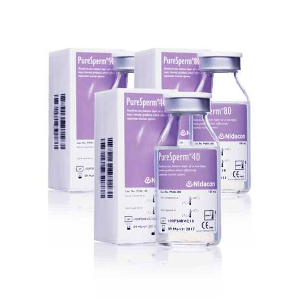 Nidacon PureSperm 40/80/90 - Ready Diluted Silica Sperm Preparation Gradients