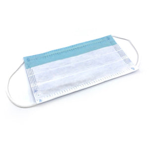 Precept Fluidgard 160 Anti-Fog Procedure Mask back of mask
