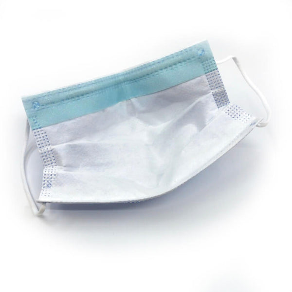 Precept Fluidgard 160 Anti-Fog Procedure Mask folded back of mask