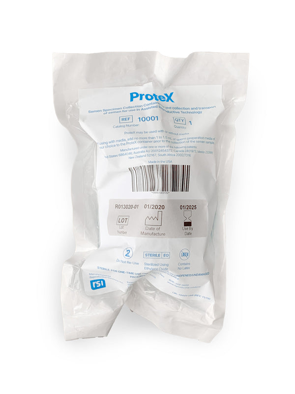 Individual ProteX At-Home Semen Collection and Insulated Return Transport System and InVitro Care Media