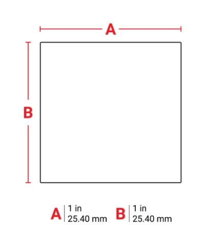 Glossy White Polyester Asset and Equipment Tracking Labels (3-Pack)