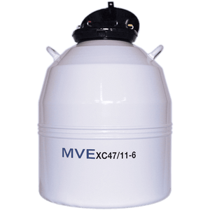 MVE XC 47/11-6 Aluminum Dewar with (6) 11" Canisters