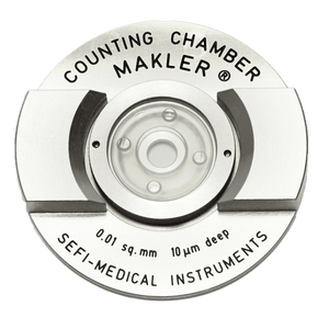 Makler Sperm Counting Chamber from Sefi Medical. Use in Andrology Labs