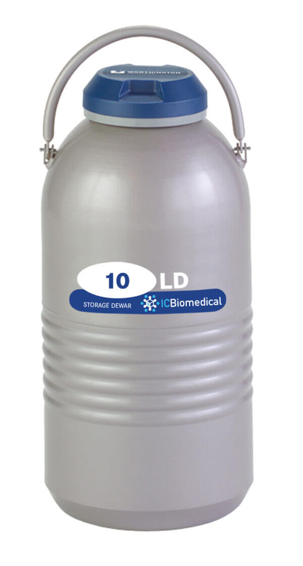 IC Biomedical LD10 Aluminum Cryogenic Dewar