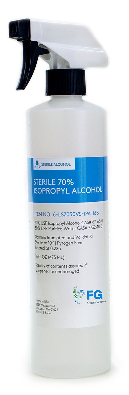 Sterile Isopropyl Alcohol Spray IPA, USP Grade