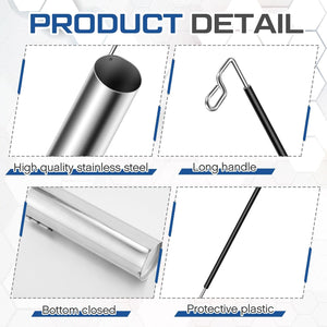 Reallnaive Dipper for Liquid Nitrogen Stainless Steel Storage Vessel Tank Dipper