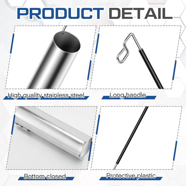 Reallnaive Dipper for Liquid Nitrogen Stainless Steel Storage Vessel Tank Dipper