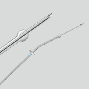 Two Medical Bulb Embryon Transfer Catheter on a light gray background