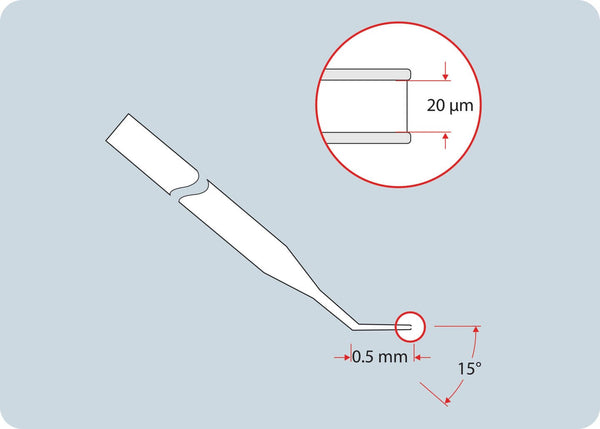 Calibre Scientific; Biopsy Tip II capillary for laser-assisted biopsy 20 um ID set of 25 