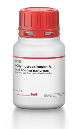 SIGMA a-Chymotrypsinogen A from bovine pancreas essentially salt-free, lyophilized powder