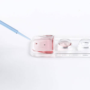 Cryotec oocyte and embryo warming dish, cryotec and solution set