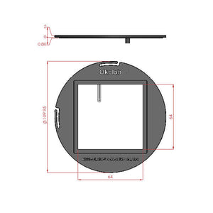 Okolab H601 Heated Glass Stage Inserts for Inverted Microscopes (Nikon, Olympus, Leica)