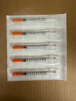EMBECTA INSULIN SYRINGE WITH NEEDLE