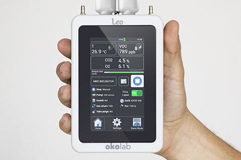 Leo 2.0 - CO2, O2, temperature, humidity, and gas flow analyzer