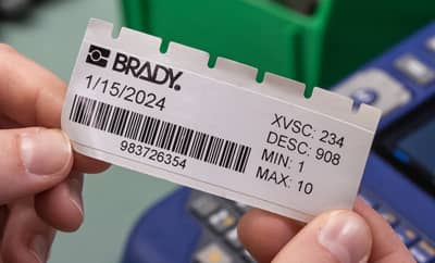 M510 Label with accuracy Less than 0.06" of label waste with edge-to-edge printing; 300 dpi print quality  