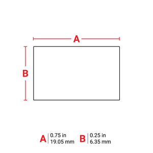 Label M007 Aggressive Adhesive Multi-Purpose Clear Polyester Labels for M6 M7 Pri ...