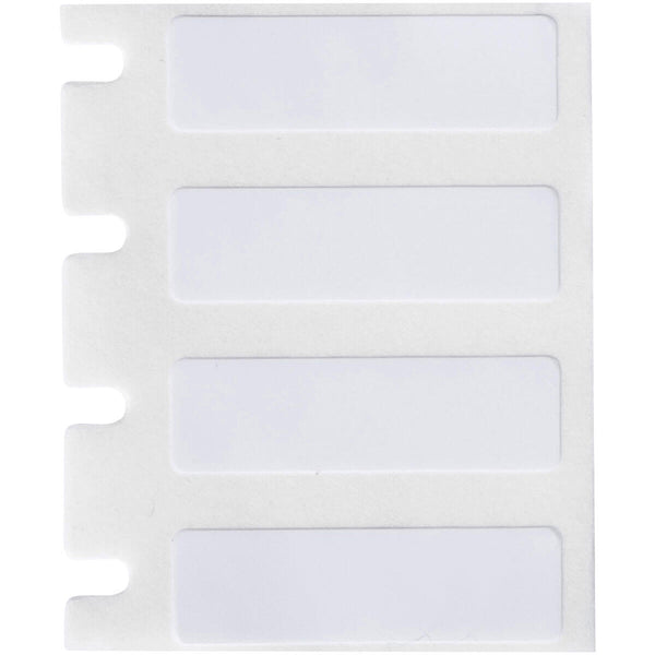 Self-Laminating Vinyl Wrap Around Wire and Cable Labels, All White, for M6 M7 Printers - 0.25" x 1.1"