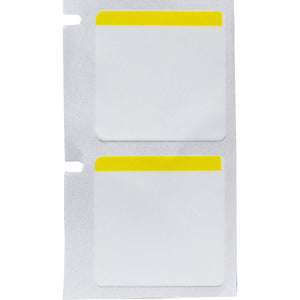 Color Polyester Laboratory Labels for M6 M7 Printers - 1" x 1", Yellow, White