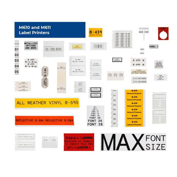 M610_M611_ Label_Demo_Chart