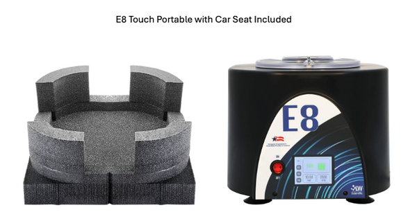 E8 Centrifuge: 8-Place FIXED Angled (Benchtop / Portable / Combination)