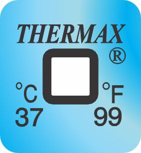 Thermax Single Level Irreversible Labels 37ºC
