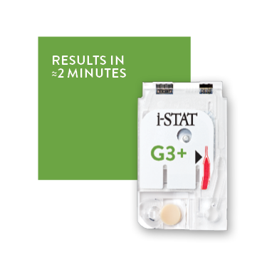 i-STAT G3+ and CG4+ Cartridges