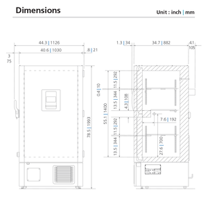 FrostLess Natural Refrigerant -86°C Freezer (25.6 cu.ft. | 725 L)