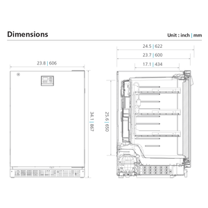 ENERGY STAR Certified Undercounter Medical Freezer