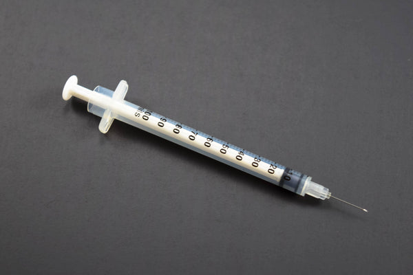 1mL Tuberculin Syringes with Fixed Needle, Slip Tip