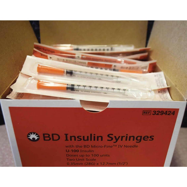 BD INSULIN SYRINGE WITH NEEDLE - IVF Store