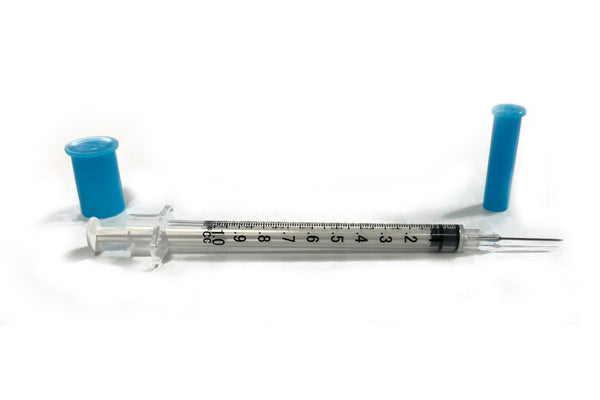 1mL Tuberculin Syringes with Fixed Needle, Slip Tip