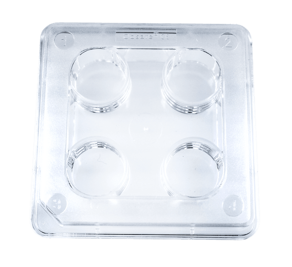 Oosafe® 4 Well Dish Treated Surface (4 Pcs/Pack, 120 Pcs/Case) - EXTENDED BACKORDERED - IVF Store