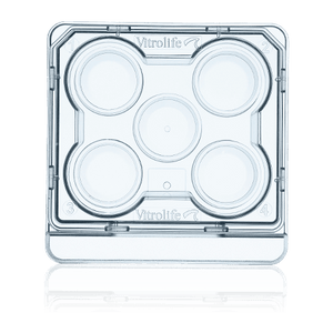 Vitrolife IVF Certified 5-Well Dish. Great for cryopreservation/vitrification and culture