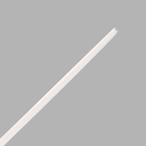 The Allwin Medical STUMPY Intra Uterine Insemination Cannula in white on a grey background, close up image