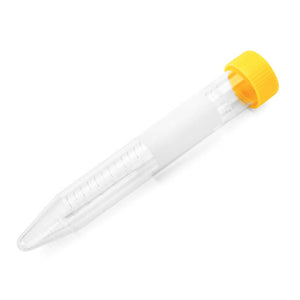 Conical Tube PS 15 mL with yellow cap intended use is for preparation, centrifugation and storage of culture solutions (e.g. culture media, density gradients) or biological specimens used in assisted reproduction techniques.